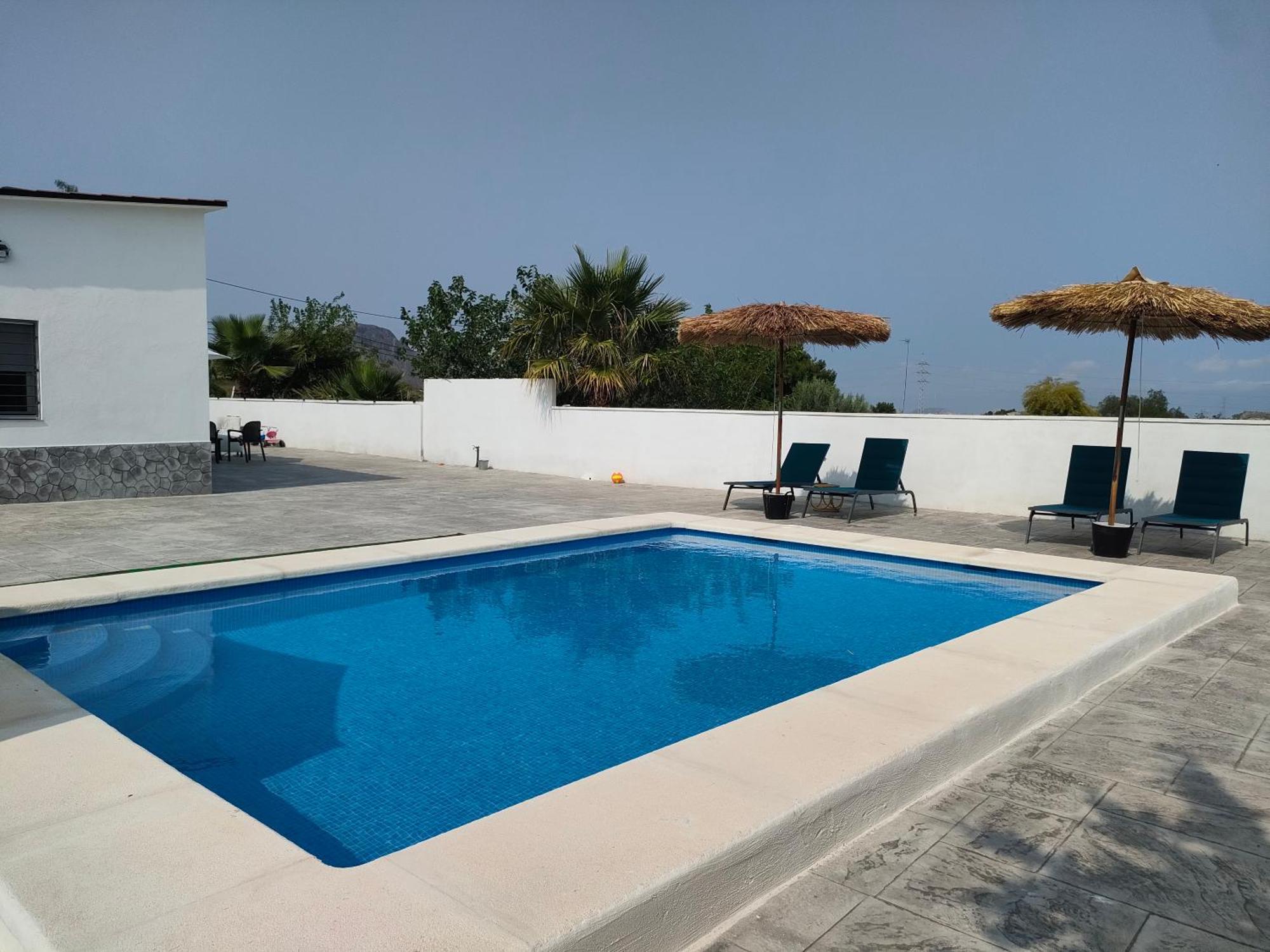 Casa Rural Con Piscina Climatizada Y Barbacoa A 10 Km De Alicante Y Playas, 3000 M2 De Terreno 埃尔切 外观 照片